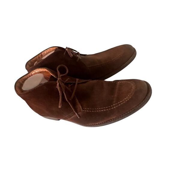 Johnston & Murphy Dark Brown Suede Ankle Boots Men Sz. 9.5M (20-0839) Lace-Up - Picture 4 of 14